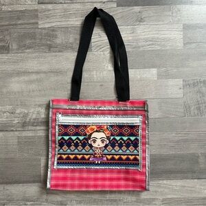 Frida Kahlo Mercado Bag Mexican Tote Market Reusable Grocery Bag
